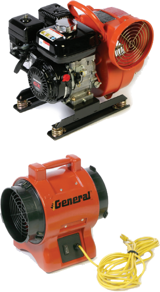 Gas-powered-ventilator-for-confined-space-by-NTS Gas powered ventilator for confined space by NTS