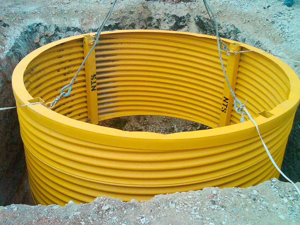 NTS round manhole shield