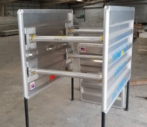 NTS aluminum trench shields onsite