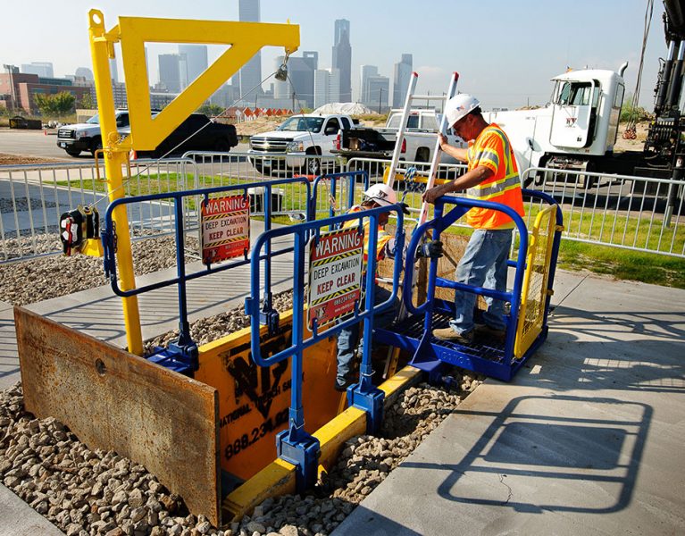 Davit-arm-in-work-zone-safety Davit arm in work zone safety