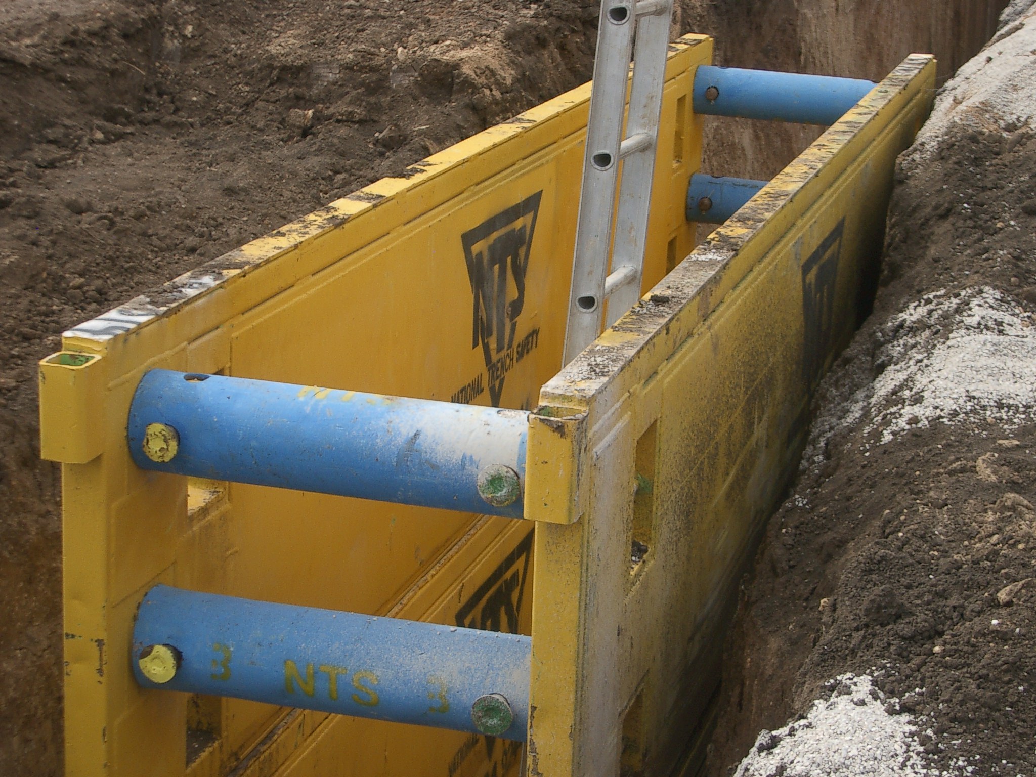 NTS steel trench shields utilized in a variety of applications